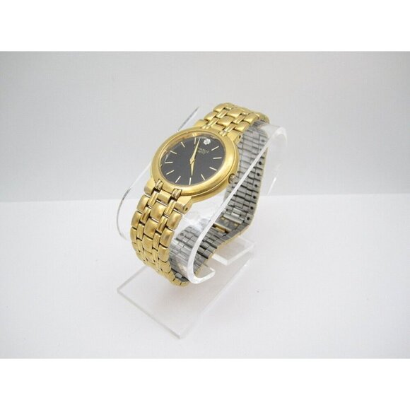 Women Caravelle by Bulova Quartz WR Analog 32mm Round Watch (H134) "New Battery" - Picture 6 of 11